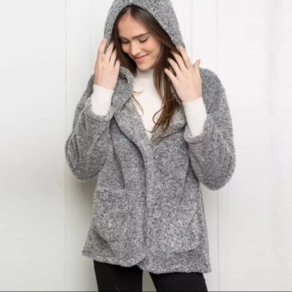 NEW Brandy Melville Speckled Gray Tessi Coat